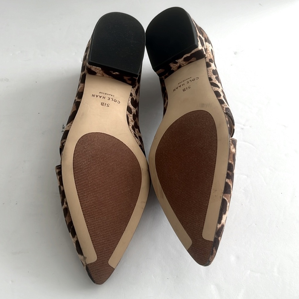 Cole Haan Shoes $100 Women Viola Skimmer Cheetah Print Dress Shoes Size 5.5 New - Picture 11 of 11